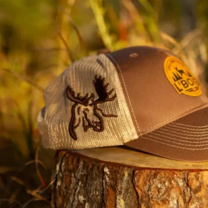 Casquette filet brodée Orignal — Chu Ben dans L'Bois