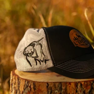 Casquette filet brodée Ours — Chu Ben dans L'Bois