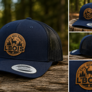 Casquette Filet Bleue Marin — Chu Ben dans L'Bois